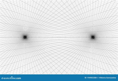 2 Point Perspective Grid Drawing - Debsartliff