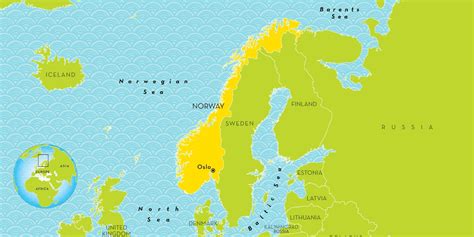 Norwegian Sea Map