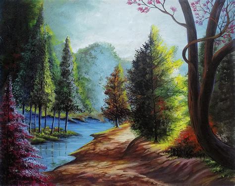 Beautiful Scenery Drawing at GetDrawings | Free download