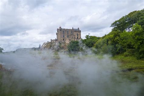 Dunvegan Castle on the Isle of Skye Stock Image - Image of pinnacles ...