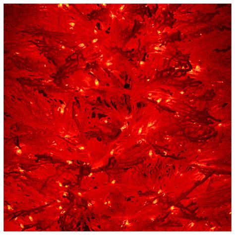 Christmas tree covered with snow 210 cm red lights 700 leds | online sales on HOLYART.com