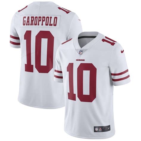 Jimmy Garoppolo #10 San Francisco 49ers 2021 White Vapor Untouchable Limited Jersey