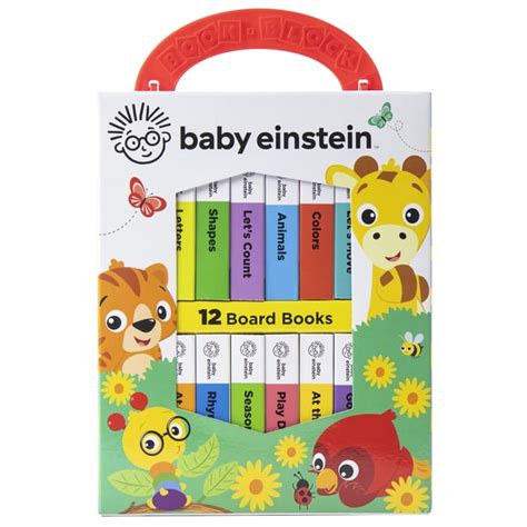 Baby Einstein - My First Library Board Book Block 12-Book Set - PI Kids (Baby Einstein (Board ...