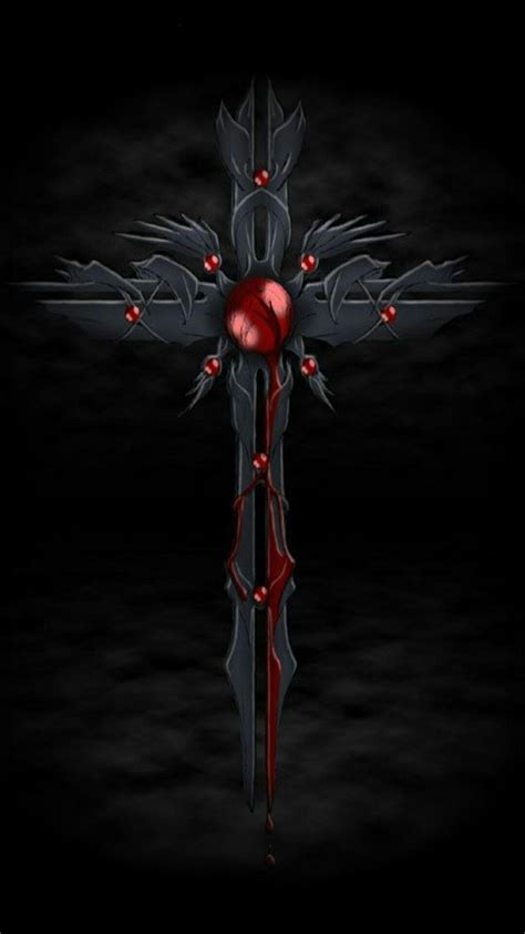 Red & black gothic cross | Gothic artwork, Cross wallpaper, Cross pictures