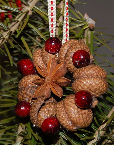 Acorn Ornament | Natural christmas, Acorn crafts, Xmas crafts