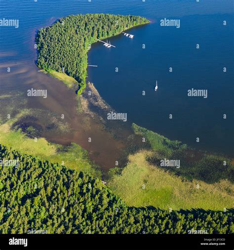 Aerial view of coast Stock Photo - Alamy