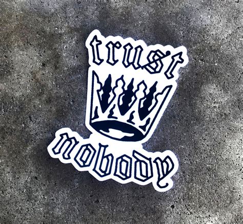 2Pac Trust Nobody Crown tattoo replica sticker. Available in 3 sizes ...