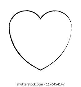 Heart Love Symbol Sketch Stock Vector (Royalty Free) 1176454147 ...