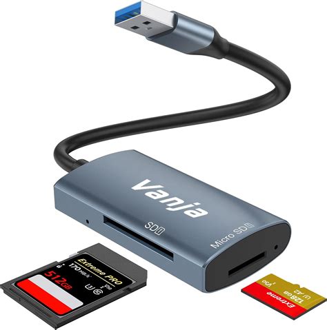 Amazon.com: USB SD Card Reader, USB 3.0 Micro SD Card Adapter, SD Card ...