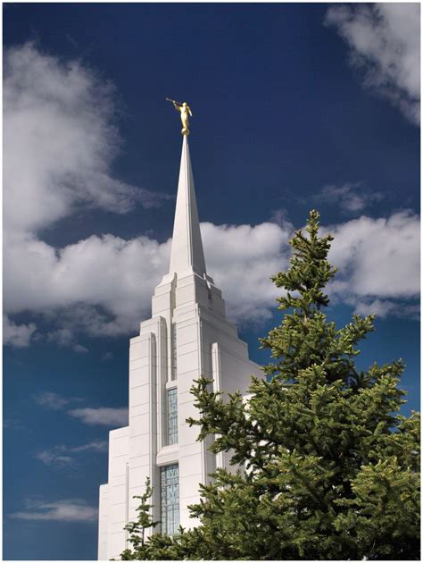 Rexburg Idaho Temple Spire