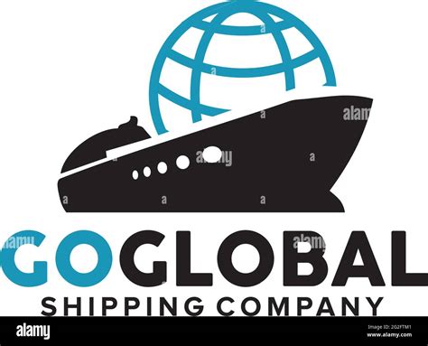 Shipping company logo design vector template Stock Vector Image & Art ...