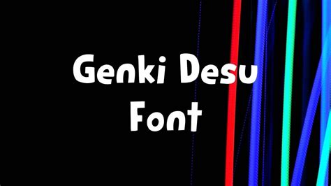 Genki Desu Font Free Download