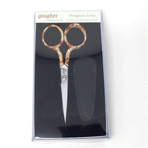 Gingher Designer Scissors – Lanell 4 inch – Scissorman