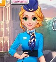 Blonde Princess Cabin Crew Makeover - Games2girls - games for girls 2