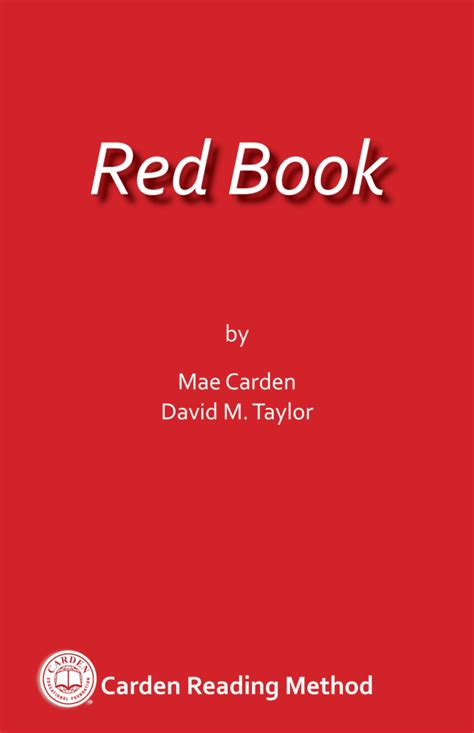 Red Book - The Carden Educational Foundation