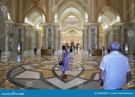 Abu Dhabi, UAE - March,16,2023: Abu Dhabi Royal Palace Inside and ...