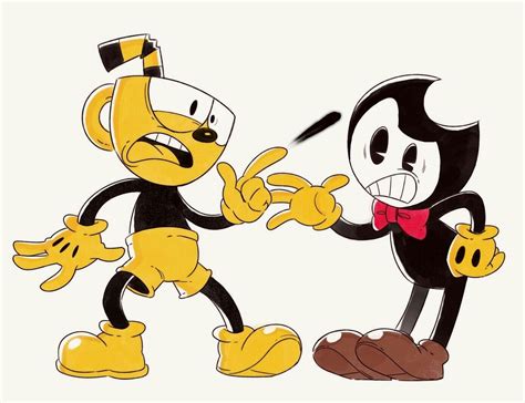 Cuphead Meets Bendy