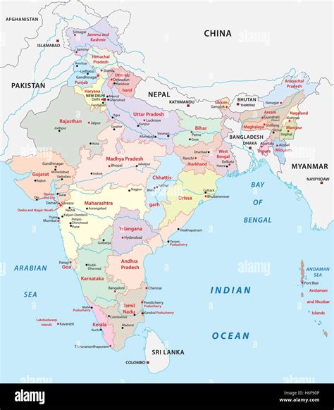 Political Map Of India And Bangladesh