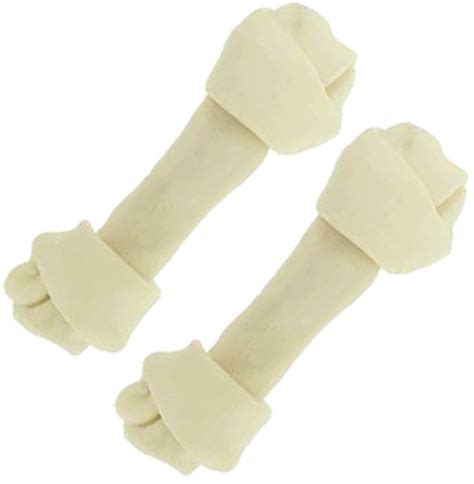 Dog Rawhide Bones for Large Dogs - 2 Pack