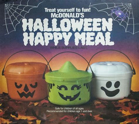 McDonald's seasonal happy meal buckets : nostalgia