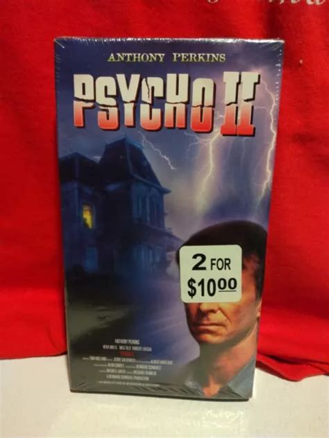 PSYCHO 2 VHS HORROR Movie Anthony Perkins Vera Miles Factory SEALED NEW ...