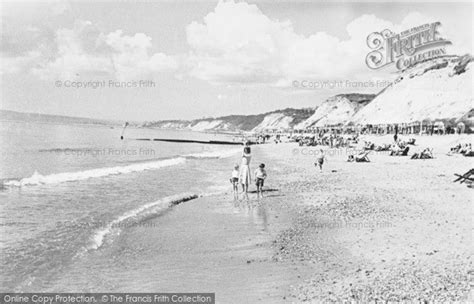 Photo of Bournemouth, Durley Chine Beach c.1955