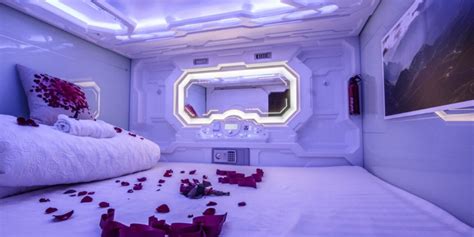 Top 6 Most High Tech and Luxury Hotels Around the World | Capsule hotel, Futuristic interior, Hotel