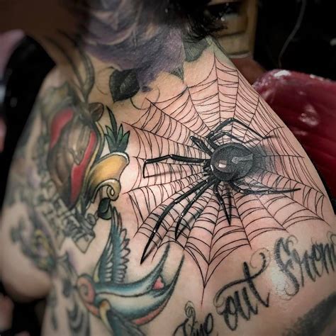 105+ Innovative Spider Web Tattoo Ideas-Insightful and Highly Cultivated Totems Check more at ...