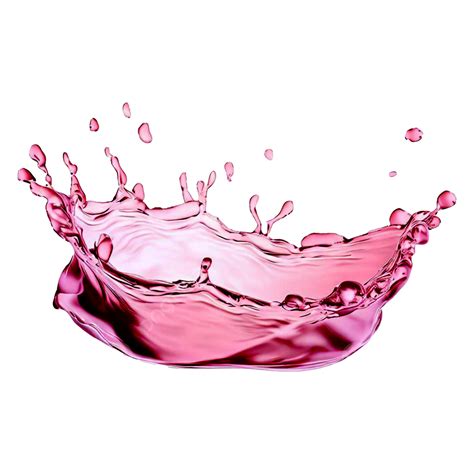 Water Splash For Product Design With Pink Color, Water Splash, Pink Color, Realistic PNG ...