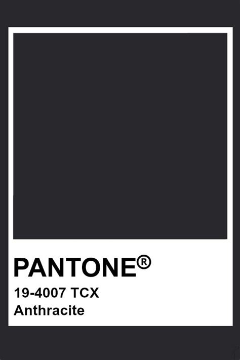 Pantone Anthracite | Color Palette