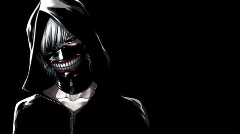 HD wallpaper: Tokyo Ghoul Kaneki Ken illustration, anime, black background | Wallpaper Flare