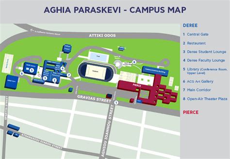 The American College of Greece | Campus Map