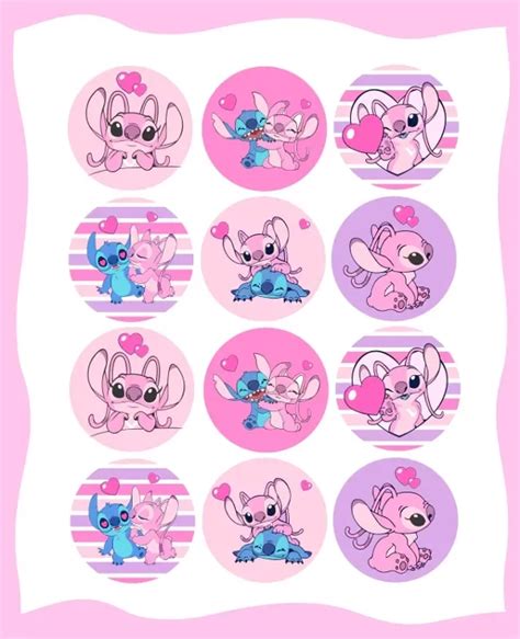 Stickers Angel Stitch x12 - Celebra Party Store