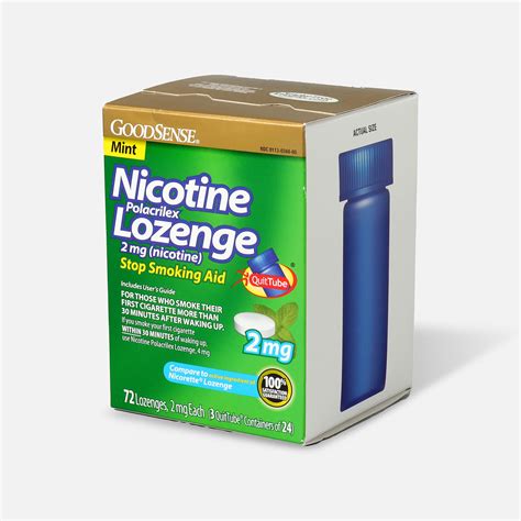 GoodSense® Nicotine Polacrilex Lozenge 2 mg (nicotine), 72 ct