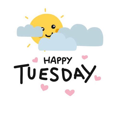 Drawing Of The Happy Tuesday Text Illustrations, Royalty-Free Vector Graphics & Clip Art - iStock