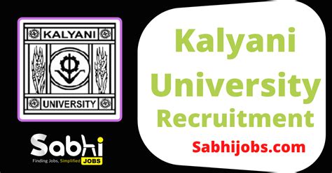 Kalyani University Recruitment 2024 | Jobs @ Klyuniv.ac.in