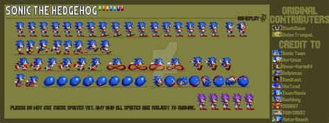 True CD Sonic Sprite Sheet by SlashClaws271 on DeviantArt