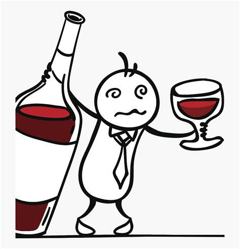 Red Wine Drawing - Wine Cartoon Png , Free Transparent Clipart - ClipartKey