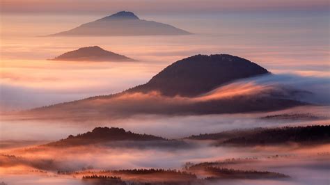 2560x1440 Mountains Over Cloud 1440P Resolution Wallpaper, HD Nature 4K Wallpapers, Images ...