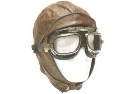 WW2 RAF PILOTS LEATHER FLYING HELMET by MILTEC 3XL 61cm BROWN CLASSIC ...