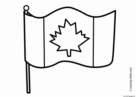 Tested Printable Canada Flag Canadian Coloring Page Free Pages 7 | futurama.me | Flag coloring ...