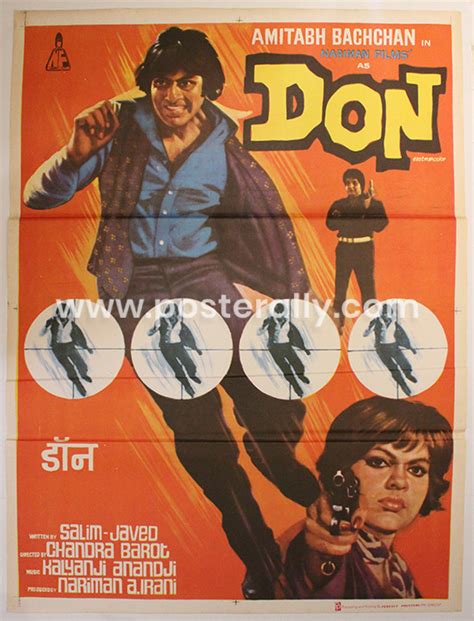 Buy Don 1978 Original Bollywood Movie Poster - Posterally Studio | Buy ...