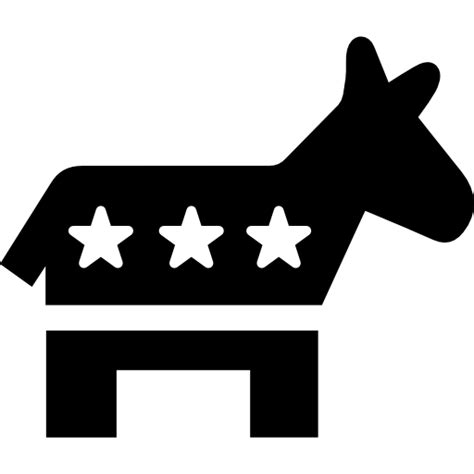 Donkey americal political symbol of democrats - Free icons