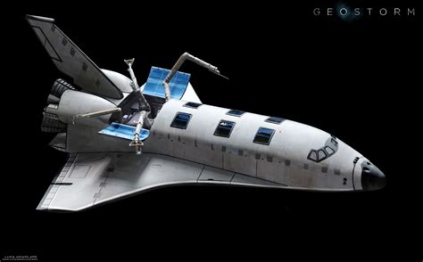 ArtStation - Geostorm - Shuttle Concept Art, Luca Nemolato in 2021 | Concept art, Space art, Sci ...