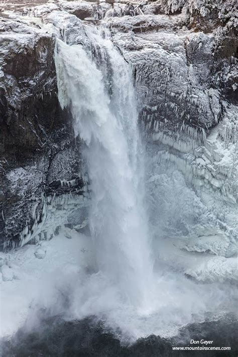 Don Geyer Current Events: Snoqualmie Falls in Winter