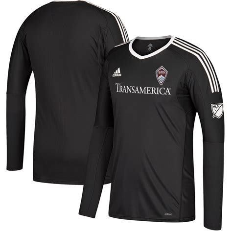 adidas Colorado Rapids Black 2017 Goalkeeper Long Sleeve Jersey