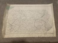 Large 1955 PA State Map - US Dept of Interior Geological Survey $5 | General Items | Reading, PA ...