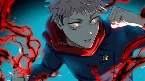 1920x1080 Resolution Yuji Itadori HD Jujutsu Kaisen Fan Art 1080P ...