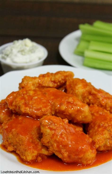 Baked Boneless Buffalo Wings - Love to be in the Kitchen