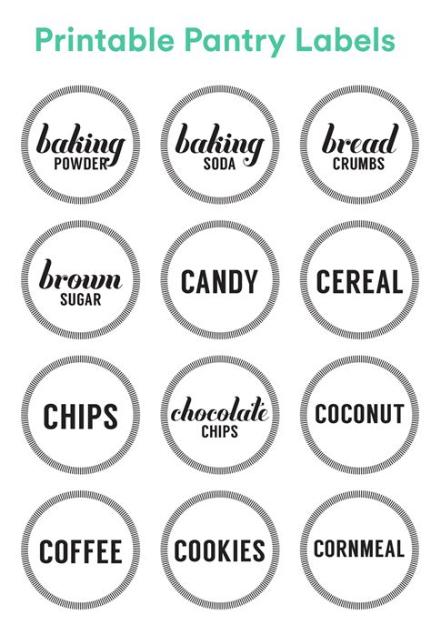 Printable Pantry Labels | Vivint